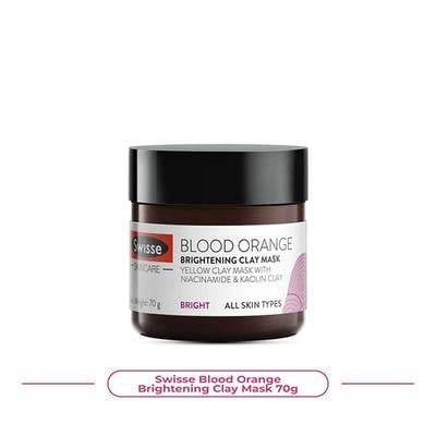 Swisse Skincare Blood Orange Brightening Clay Mask 70 gm - Masks & Peels