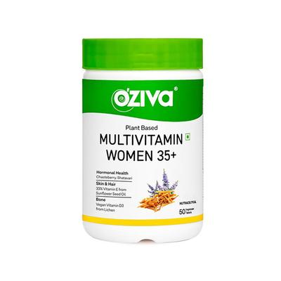 Oziva Plant Based Multivitamins for Women 35+ for Heart & Muscle Health 50's - Multi-Vitamins