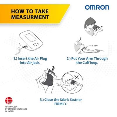 Omron Blood Pressure Monitor Upper Arm Type (HEM-7121J-IN) - Blood Pressure Monitors