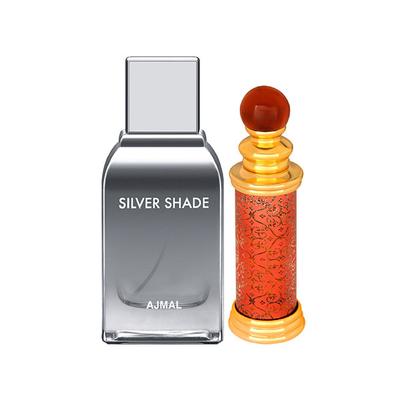 Ajmal Silver Shade EDP Citrus Woody Perfume And Classic Oud Concentrated Perfume Oil Woody Oudh 110 ml - Perfumes (Edt/Edp)