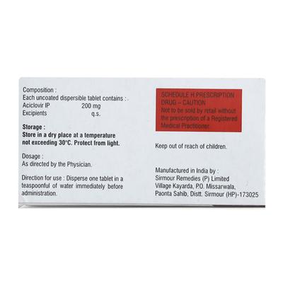 Herpikind 200mg Tablet 10'S - Viral infections-Ant