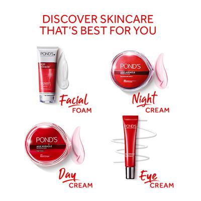 Pond's Age Miracle Corrector SPF 15 Pa++ Day Cream 10% Retinol-Collagen B3 Complex - 50gm - Face Moisturizers
