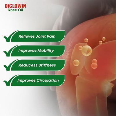DICLOWIN KNEE Oil 60ml - Pain relief-Nsa