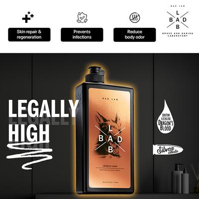 Bad Lab Legally High Refreshing Body Wash 400 ml - Shower Gels & Body Wash