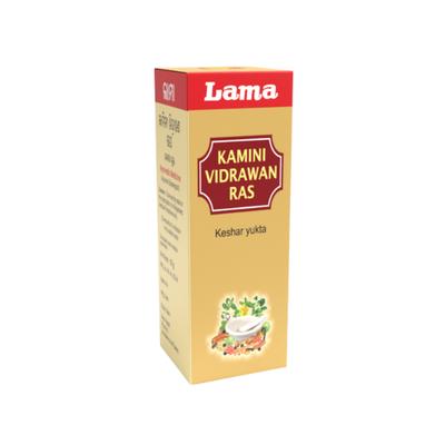Lama Kamini Vidrawan Ras - Keshar Yukta -5 g (20 Pills) 1 s - Speciality Medicines