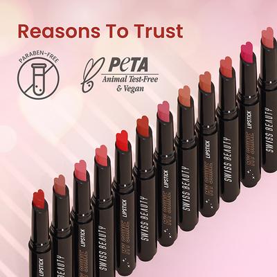 Swiss Beauty My Shine Lipstick - Stricker Red 1.5 gm - Lipsticks