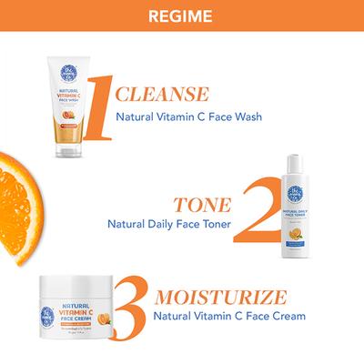 The Moms Co. All Day Glow Vitamin C Routine Face Wash, Toner Face Cream 1's - Face Moisturizers