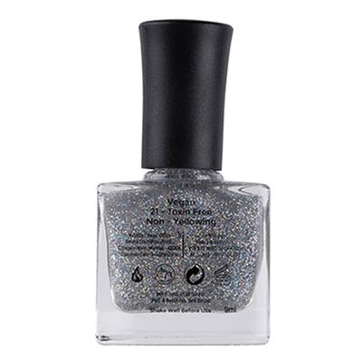 Color Fx Hyper-Gloss Top Coat Holographic Glitter finish Non-yellowing Silver - 172 9 ml - Nail Polish