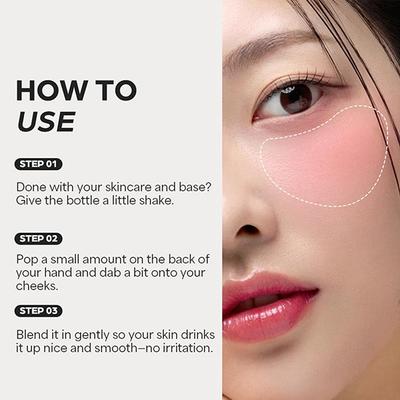 House of Hur Moist Ampoule Blusher 05 Peach Coral 20 ml - Blushes
