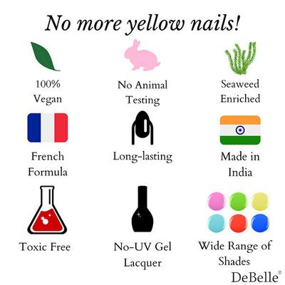 DeBelle Gel Nail Lacquer Copper Glaze Dark Grey Nail Polish 8 ml - Nail Polish