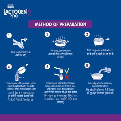 Nestle LACTOGEN PRO 2 Follow Up Formula with Probiotic L.reuteri After (After 6 to 12 months) 400 g - Baby And Infant Supplements