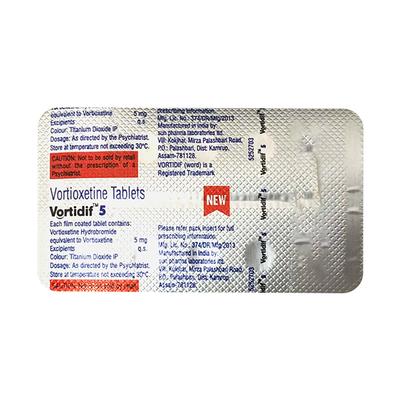 VORTIDIF 5 Tablet 10's - Depression-Ant