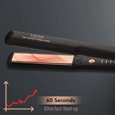 VEGA Professional Pro Copper Titanium Shine with Copper Titanium 3D Floating Plates, (VPMHS-07) 1's - Hair Dryers