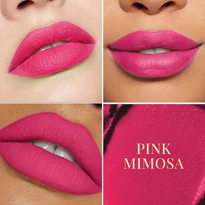 mCaffeine Shades Creamy Matte Kiss Bullet Lipstick - Moisturizing, Lightweight - Pink Mimosa 3.5 gm - Lipsticks