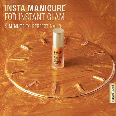 Lakme 9To5 Powerplay Insta-Manicure Nail Enamel Golden Hour 6 ml - Nail Polish