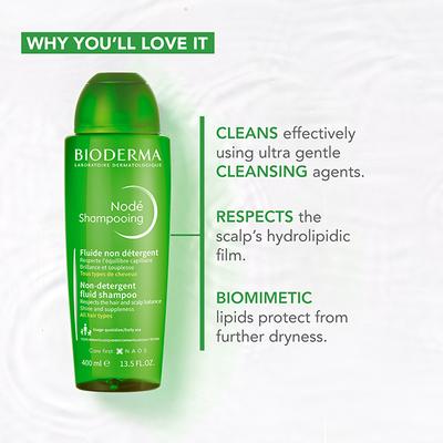 Bioderma Node Shampooing-Non-Detergent Fluid Shampoo 400 ml - Shampoos