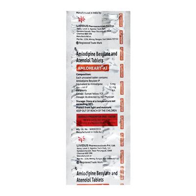 Amloheart AT Tablet 10'S - Hypertension-Cal