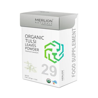 Merlion Naturals Organic Tulsi Leaves Powder 227 gm - Powder