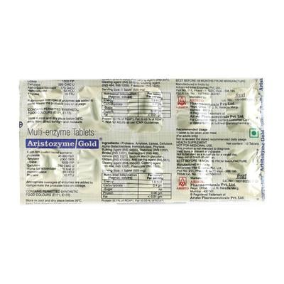 ARISTOZYME GOLD Tablet 10's - Digestion-Dig