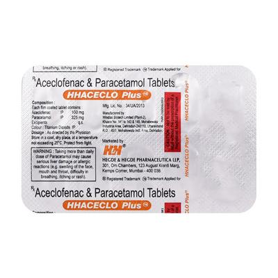 Hhaceclo Plus Tablet 10'S - Pain relief-Nsa