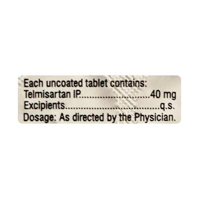 Tamica 40Mg Tablet 15's - Hypertension-Ang