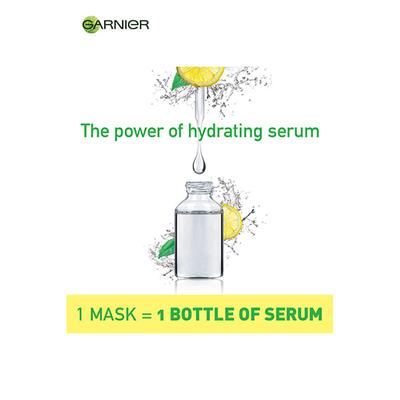 Garnier Skin Naturals, Light Complete, Face Serum Sheet Mask (Yellow) 32 gm - Masks & Peels
