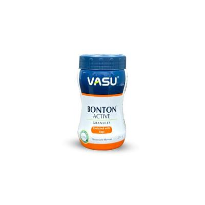 Vasu Bonton Active Granules - Chocolate Flavour 250 gm - Speciality Medicines