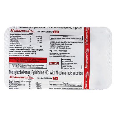 MEDINEURON PLUS Injection 1's - Supplements-Vam