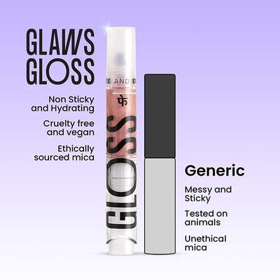 Fae Beauty High Shine Moisturising Lip Gloss Enriched With Passion Fruit Oil & Vitamin E - Rising 6 gm - Lip Glosses