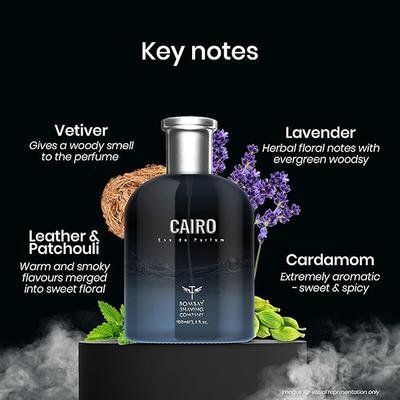 Bombay Shaving Company Cairo EDP Perfume for Menspice Secretlong Lasting Fragrance 100 ml - Men Perfumes (Edt/Edp)