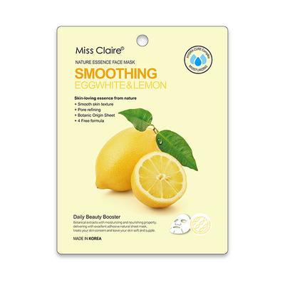 Miss Claire Nature Essence Face Mask Smoothing - Eggwhite Lemon 25ml - Masks & Peels