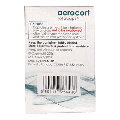 AEROCORT Rotacap 60's - Asthma/COPD-Ast