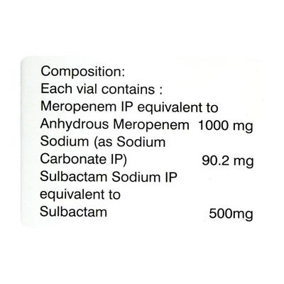 Mero SB 1.5gm Injection 1's - Bacterial Infections-OBL