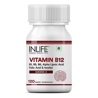 Inlife Vitamin B12 Nurospan-B Tablets 120's - Multi-Vitamins