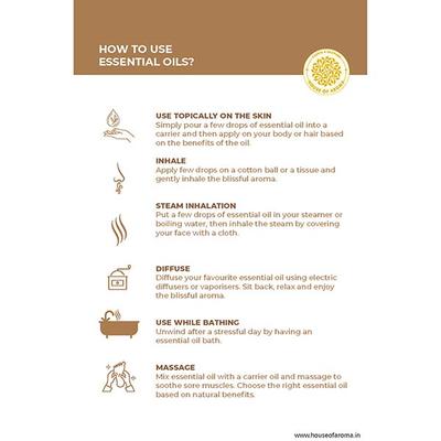 House of Aroma Vetivert Essential Oil 10 ml - Essential Oils