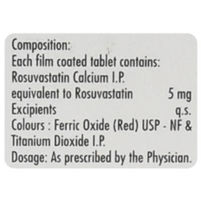 Fortius 5mg Tablet 10'S - High Cholesterol-Dys