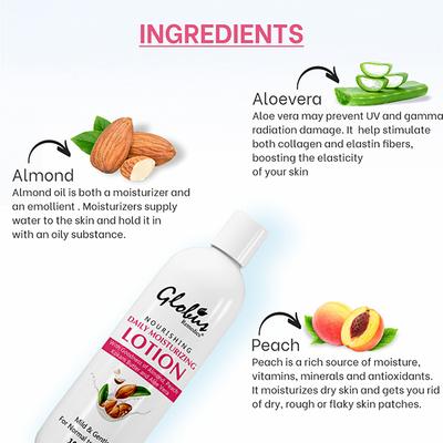 Globus Naturals Velvet Glow Body Care Combo Daily Moisturizing Body Lotion and Kumkumadi Face Cream 200 gm - Creams, Lotions & Oils