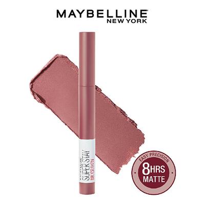 Maybelline New York Super Stay Crayon Lipstick, 15 Lead the way 1.2 gm - Lipsticks
