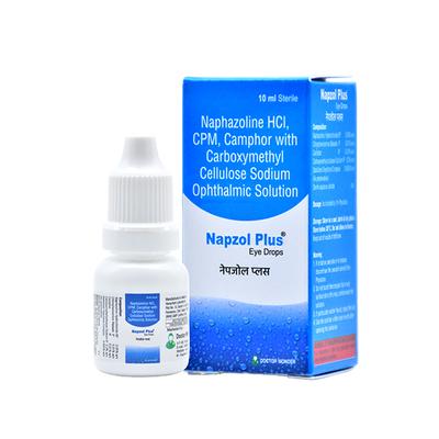 NAPZOL PLUS Eye Drops 10ml - Eye conditions-Oph