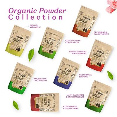 Atulya Rose Petal Organic Powder 100 gm - Hair Masks & Packs
