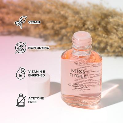 Miss Nails Nail Enamel Remover 30 ml - Nail Polish Remover