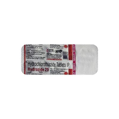 HYDROZIDE 25 Tablet 10's - Hypertension-Ang