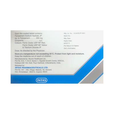 EXFARO 200 Tablet 10's - Bacterial Infections-OBL