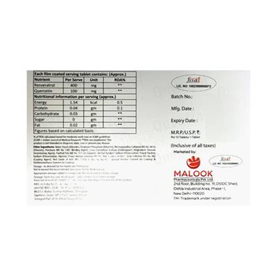 QUVATROL Tablet 10's - Supplements-Sup