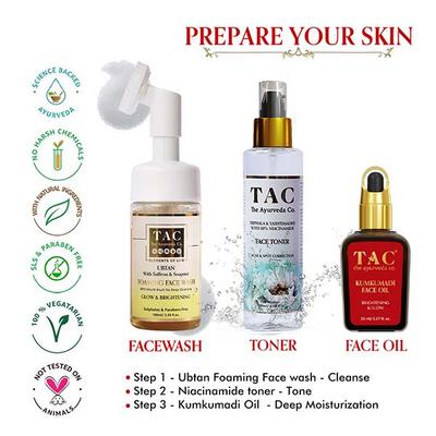 TAC The Ayurveda Co. Kumkumadi Face Oil 200 ml (N) - Personal Care (Ayush)