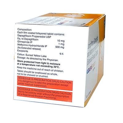 UDAPA GOLD 1 Tablet 10's - Diabetes-Ant