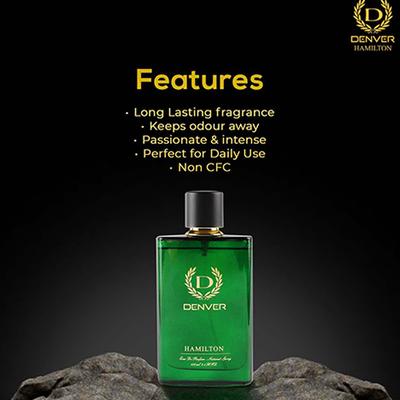 Denver Hamilton Long Lasting Perfume Body Scent for Men 100 ml - Men Perfumes (Edt/Edp)