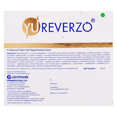 YU REVERZO STEM CELL REGENERATING Cream 50ml - Dry Skin-Emo