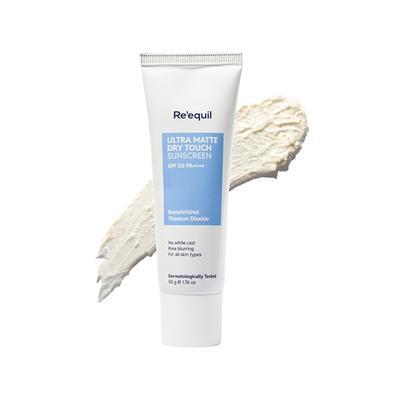 Reequil Ultra Matte Dry Touch Sunscreen Gel Spf 50 PA++++ 50 gm - Face Sunscreen
