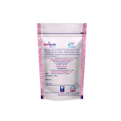 Gemblue Biocare Rose Epsom Bath Salt 300 gm - Bath Salts